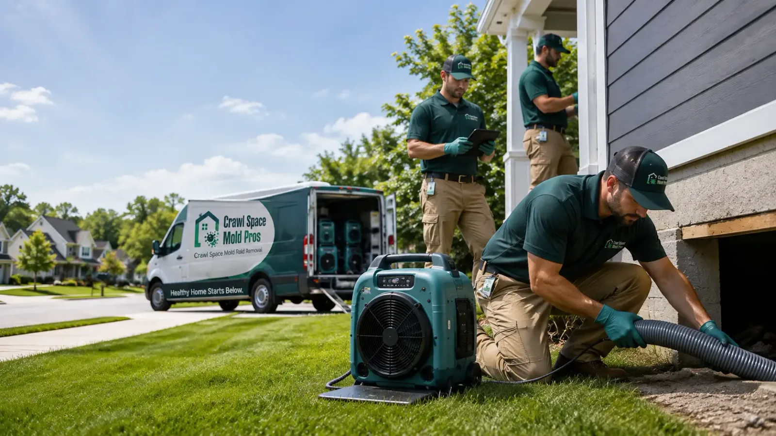 Crawl Space Mold Removal in Meridianville, AL